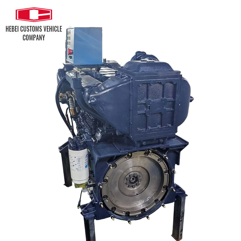  Motor diésel marino WD12C350-18, 6 cilindros, maquinaria de ingeniería refrigerada por agua, motor diésel marino para barcos con bomba de agua Industrial