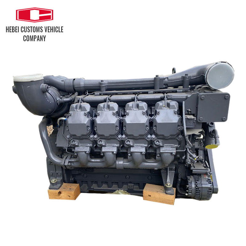 Motor diésel TCD2015 V08 500KW 1800-2100rpm Motor diésel refrigerado por agua 8 cilindros Motor de ingeniería de 4 tiempos para Deutz para maquinaria de construcción