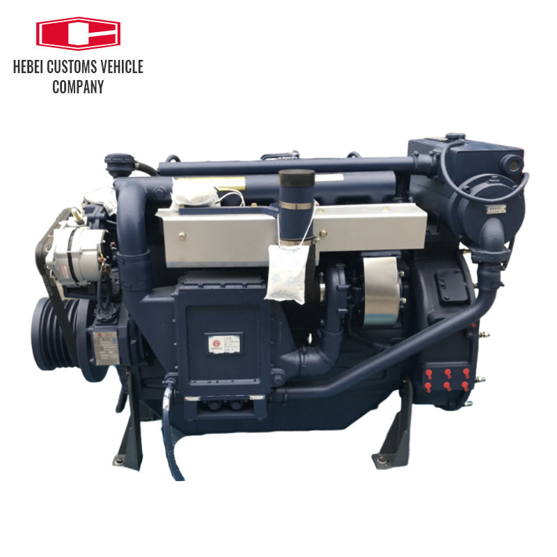  Motor diésel para barco marino Weichai WP6C140-23 con caja de cambios avanzada para motor diésel refrigerado por agua 