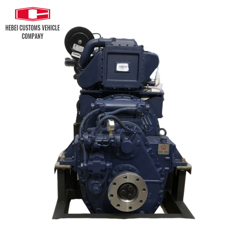 Motor diésel marino WD10C170-15, 6 cilindros, maquinaria de ingeniería refrigerada por agua, motor diésel marino para barcos industriales con bomba de agua