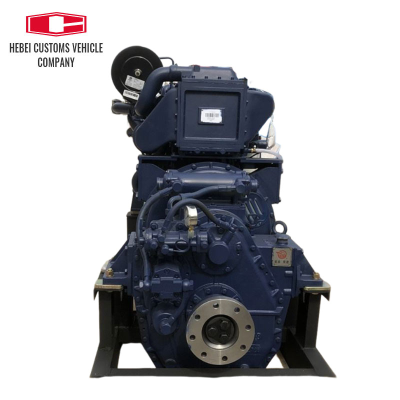  Motor diésel marino WD10C170-15, 6 cilindros, maquinaria de ingeniería refrigerada por agua, motor diésel marino para barcos industriales con bomba de agua