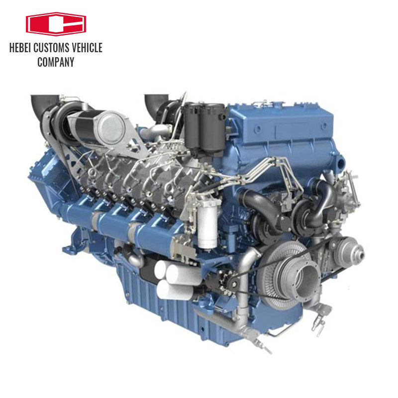 Motor diésel fueraborda 1500HP Weichai Baudouin 12M33 12M33C1500-18 para barcos refrigerado por agua compatible con barco marino