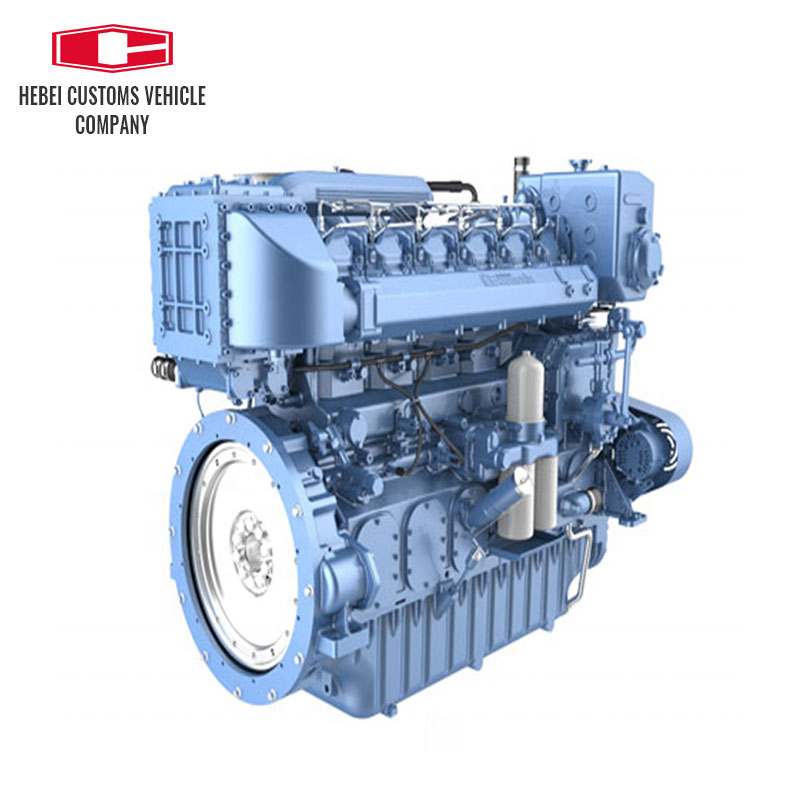 Motor diésel para barcos marinos serie 900HP - 1500HP 12M33 con arranque eléctrico de caja de cambios avanzada para exportador de motores diésel marinos refrigerados por agua para barcos