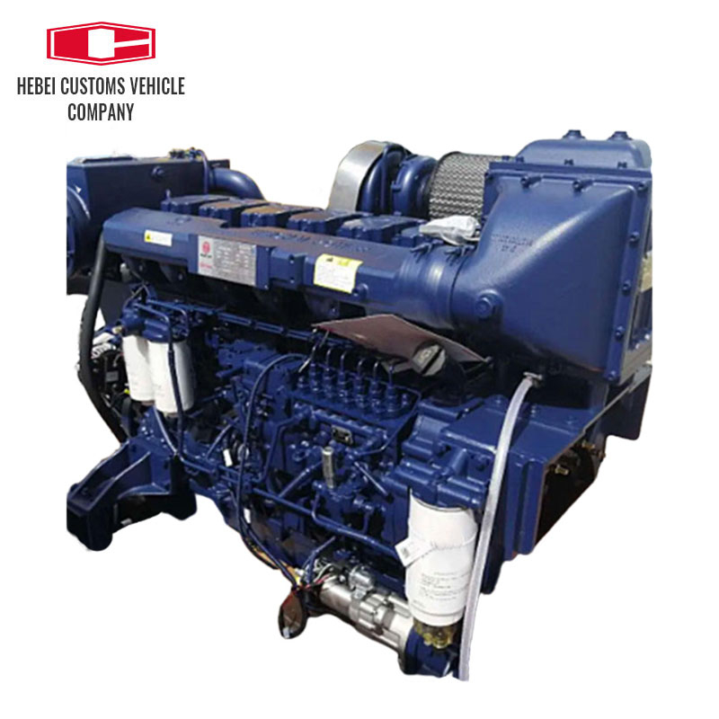  Motor diésel marino serie 330KW-405KW Weichai WP13, 6 cilindros, motor diésel refrigerado por agua de ingeniería para barco de pesca