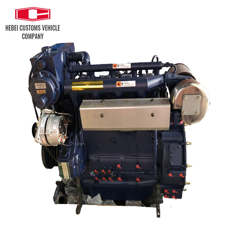 Para Weichai D226B-3C1 motor diésel marino refrigerado por agua 48hp 1800rpm para barcos refrigeración por agua posenfriamiento turboalimentado