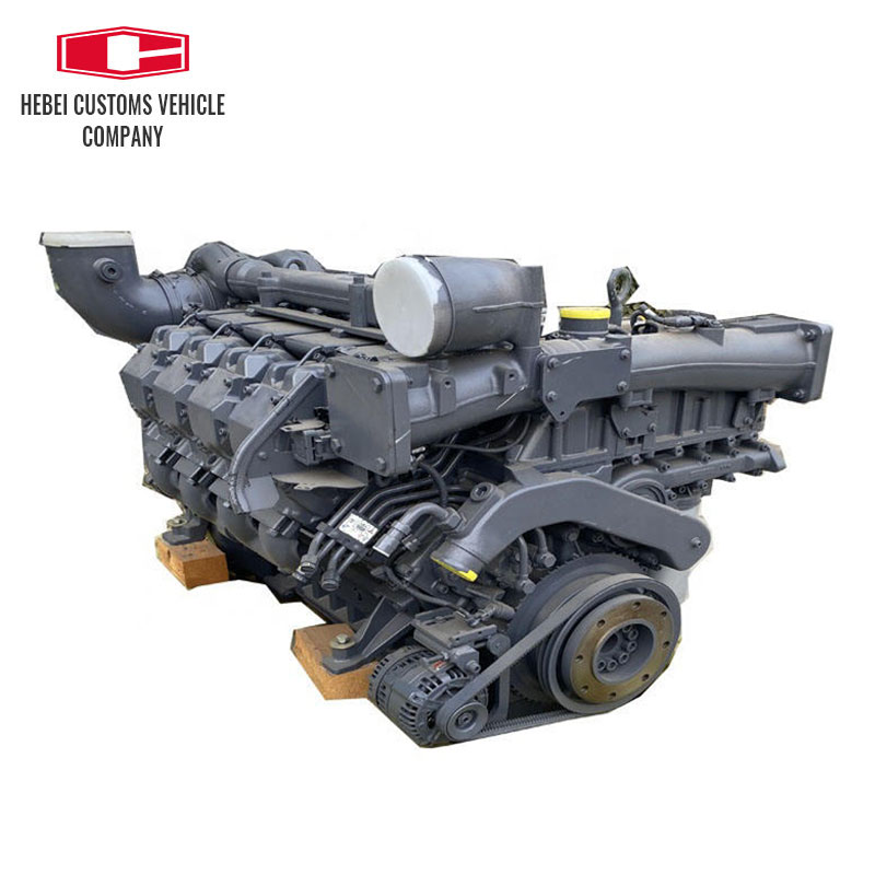 Motor diésel TCD2015 V08 500KW 1800-2100rpm Motor diésel refrigerado por agua 8 cilindros Motor de ingeniería de 4 tiempos para Deutz para maquinaria de construcción