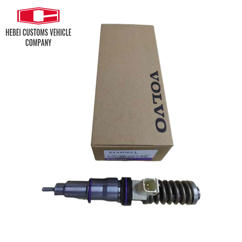 Inyector de riel común Inyector de combustible 21340611 VOE21340611 para excavador para Volvo EC380 EC480 Piezas de bomba hidráulica diesel EC240 EC290 