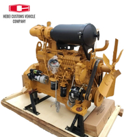 Motor diésel SC11CB220G2B1, motor diésel marino refrigerado por agua de 6 cilindros para bombas de agua industriales, barcos, maquinaria de ingeniería de refrigeración por agua