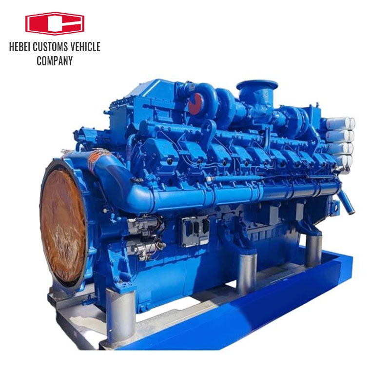 Motor diésel YC16VCX para barco, motor intercooler turboalimentado Yuchai YC16VCX4000L-C20, arranque eléctrico para barco
