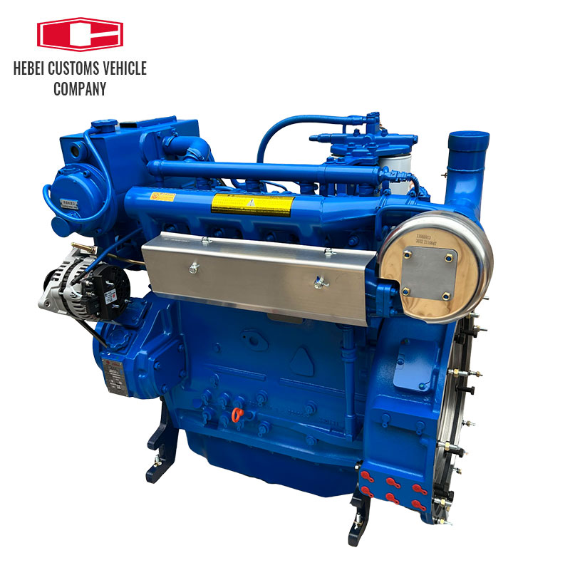Motor diésel para barco marino WP4C95-18 con arranque eléctrico de caja de cambios avanzada para exportador de motor diésel marino refrigerado por agua