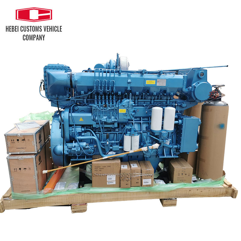 Motor diésel para barco marino X6170ZC580-3 con caja de cambios avanzada para motor de barco exportador de motor diésel marino refrigerado por agua