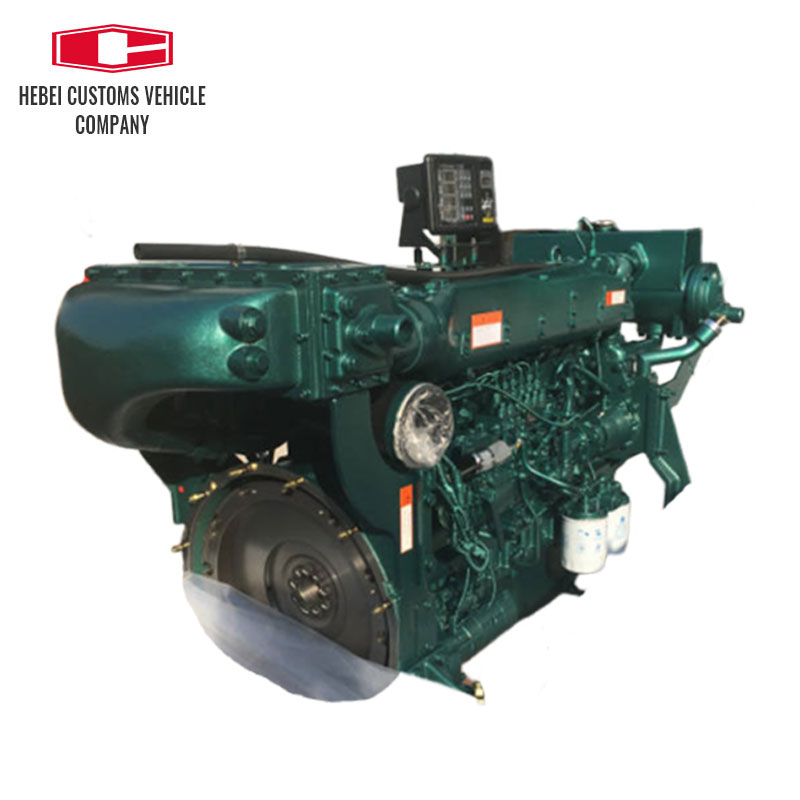 Motor diésel para barco marino WP12 WD12 WD615 con caja de cambios avanzada, arranque eléctrico para barco, exportador de motor diésel marino refrigerado por agua