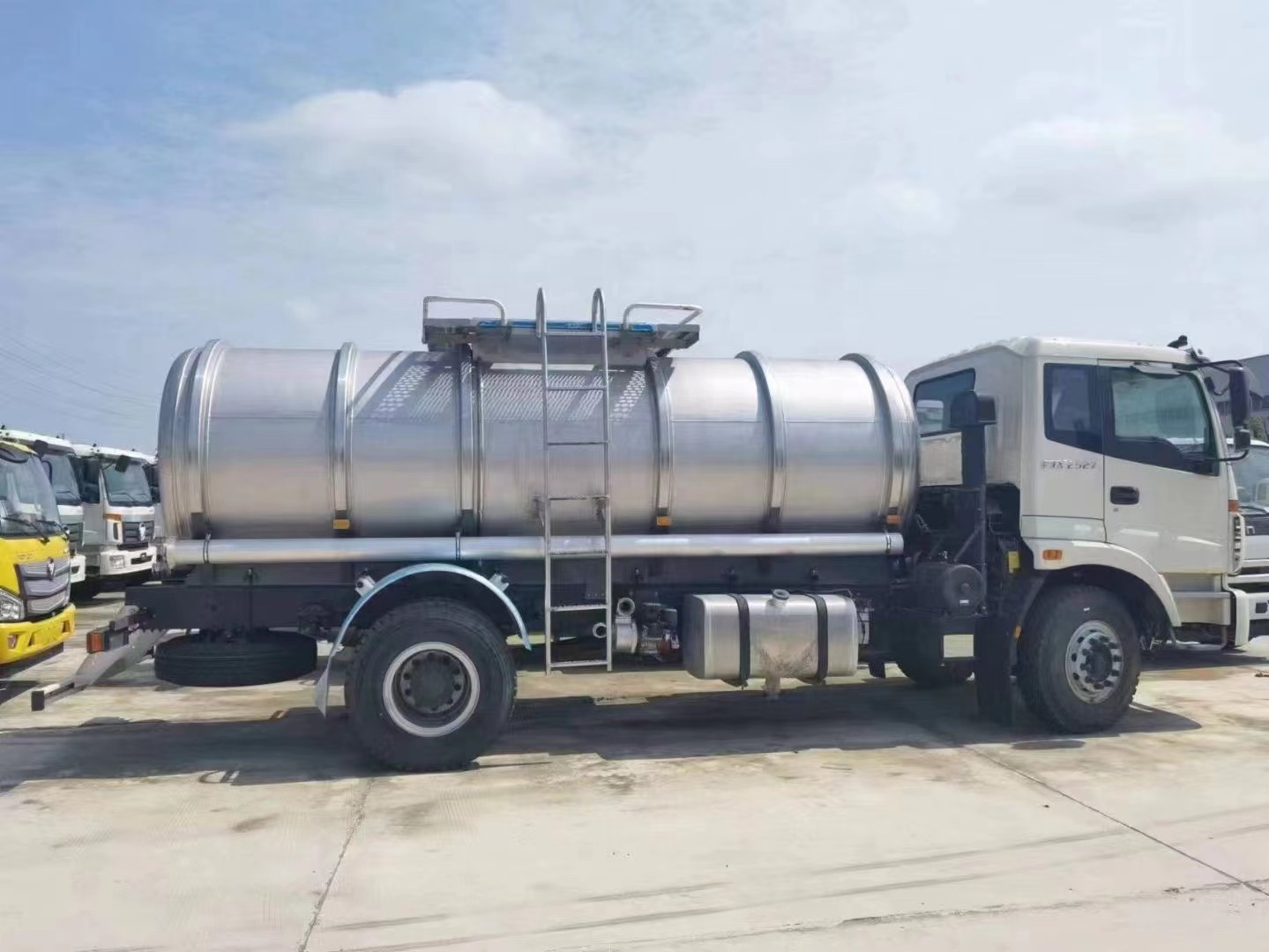 Tanque séptico de camión de lavado de alta presión de alcantarillado de 12 TONELADAS