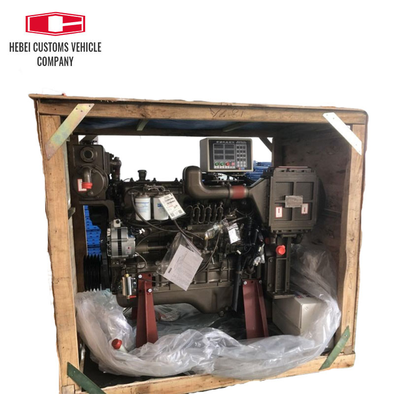 Motor diésel para barcos marinos YC6MK, 4 tiempos, 6 cilindros, con caja de cambios avanzada, arranque eléctrico para barcos, exportador de motores diésel marinos refrigerados por agua