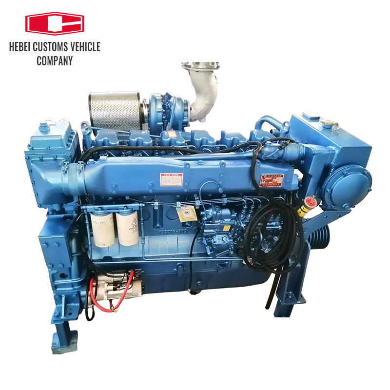  Motor diésel para barco marino Weichai WP6C122-15 con caja de cambios avanzada para motor diésel refrigerado por agua 