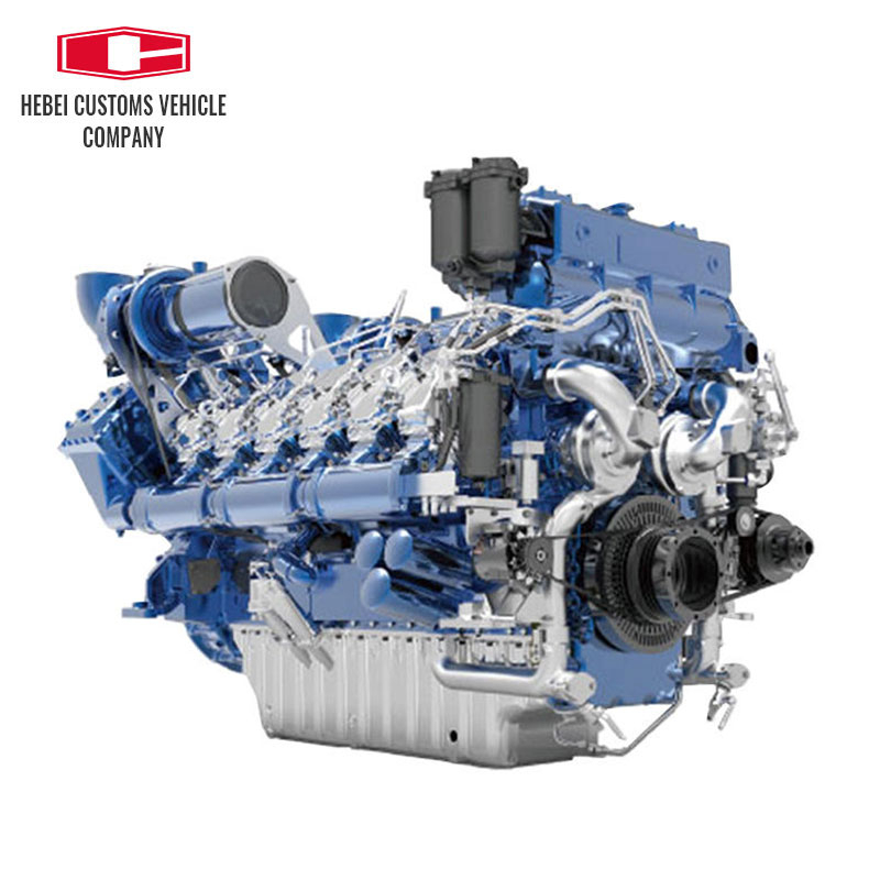 Motor diésel fueraborda 1500HP Weichai Baudouin 12M33 12M33C1500-18 para barcos refrigerado por agua compatible con barco marino