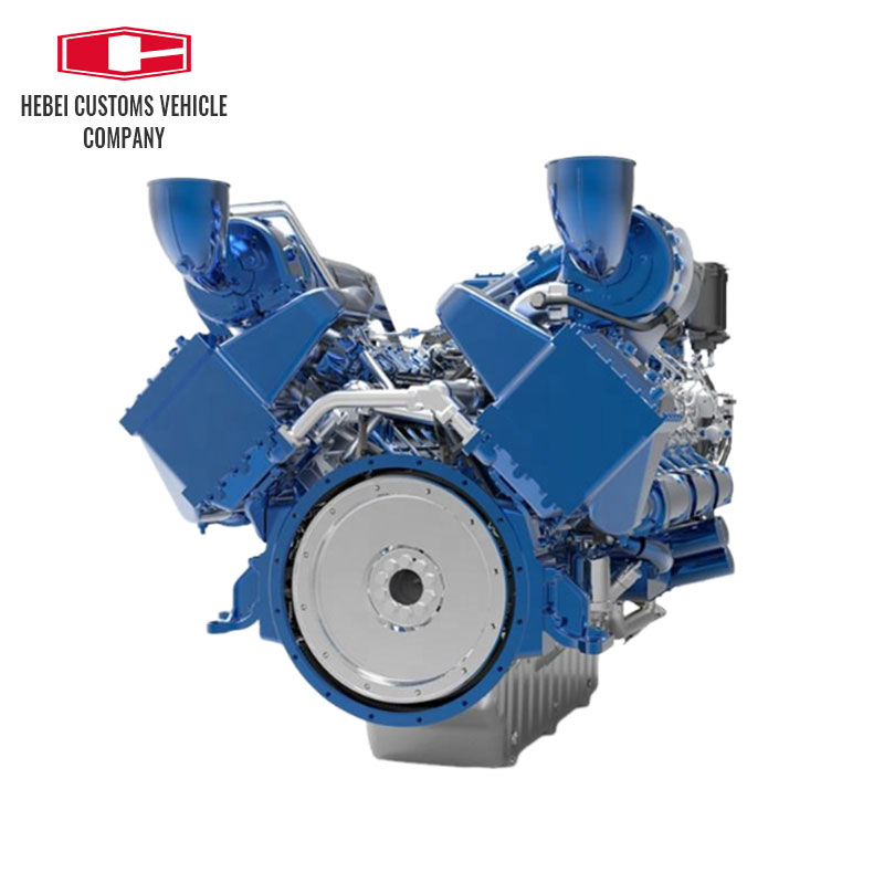 Motor diésel para barcos marinos serie 900HP - 1500HP 12M33 con arranque eléctrico de caja de cambios avanzada para exportador de motores diésel marinos refrigerados por agua para barcos