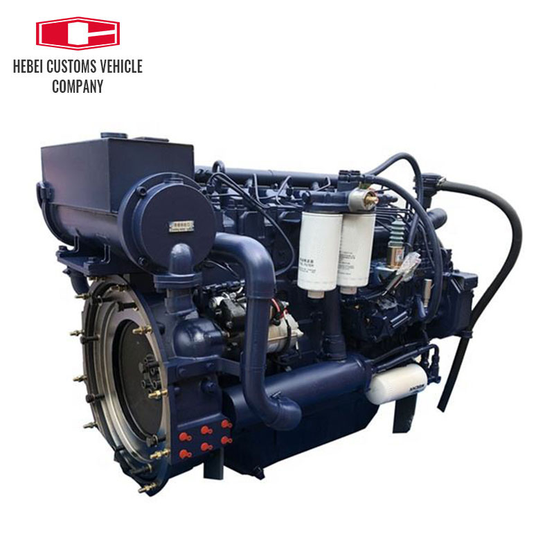 Motor diésel para barco marino Weichai WP6C150-15 con caja de cambios avanzada para bomba de agua de posenfriamiento turboalimentada para barco