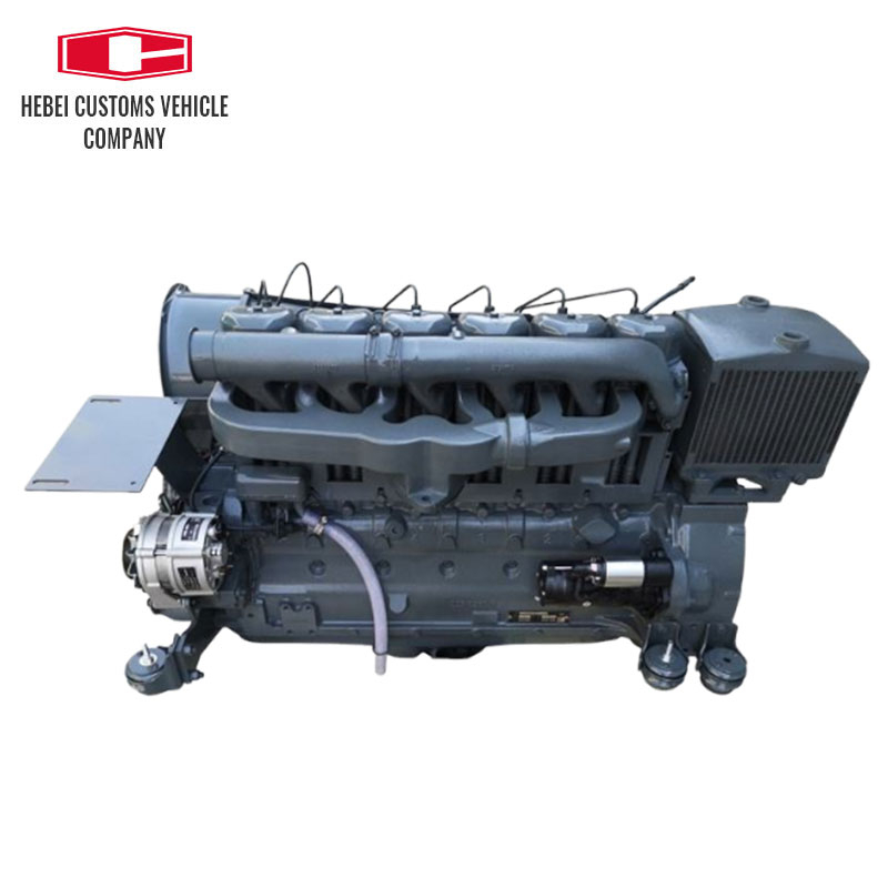 Motor diésel F6L914 1500 rpm/1800 rpm/2300 rpm Maquinaria refrigerada por aire Motor diésel 6 cilindros Motor de ingeniería de 4 tiempos para Deutz para entornos extremos 