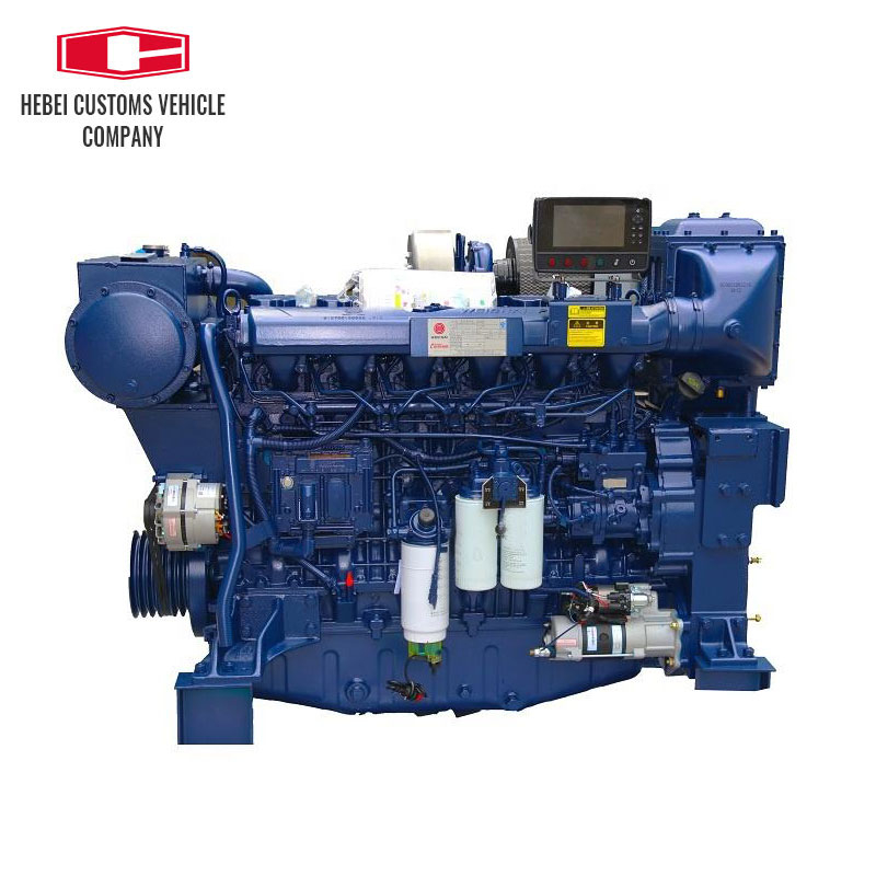 WP13C450-18 WP13C450-18E121 330kw/450hp/1800rpm motor marino intraborda motor diésel refrigerado por agua para barco de pesca